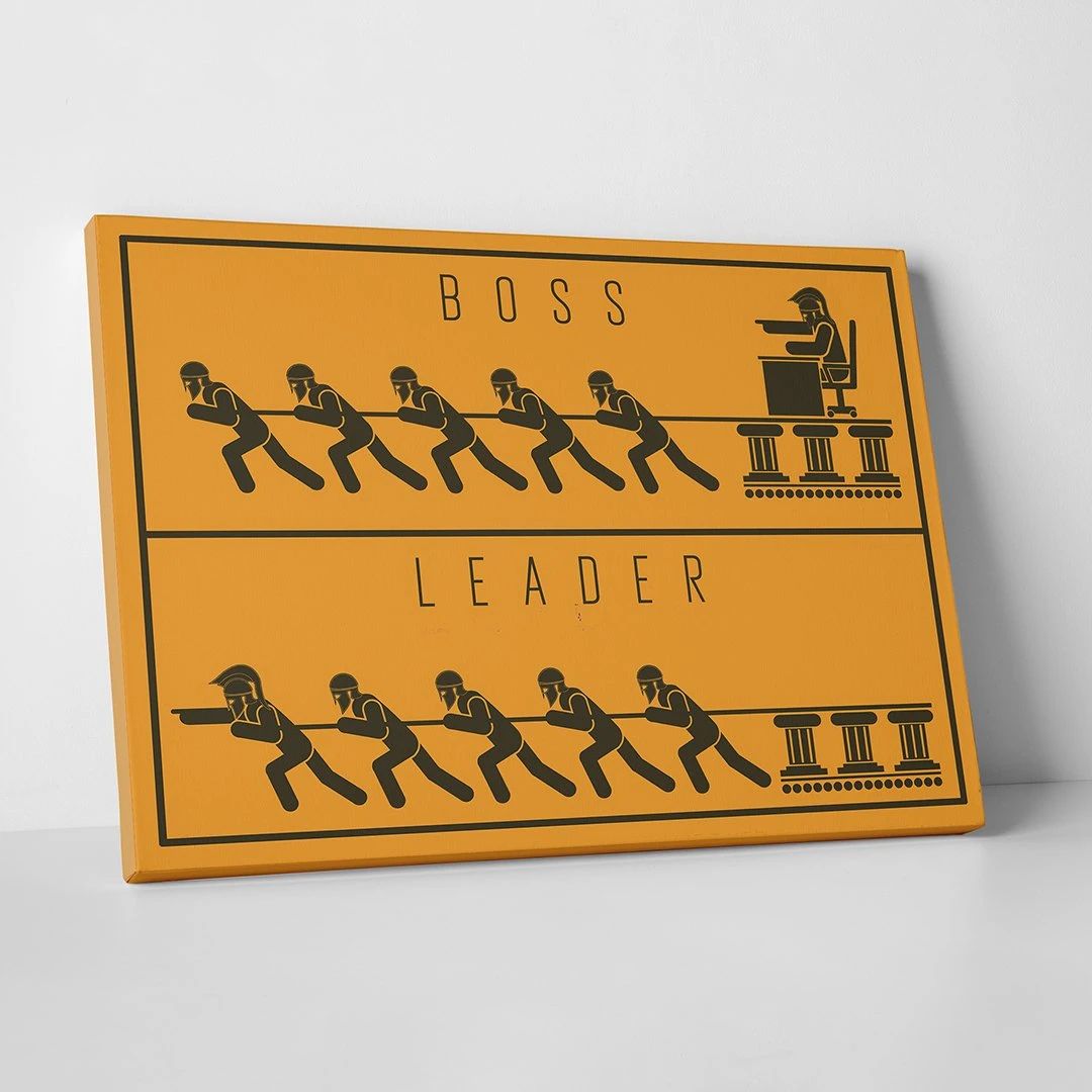 Boss Leader Motivational Positive Canvas Print - Wall Art Decor boss leader motivational positive canvas print wall art decor 7196