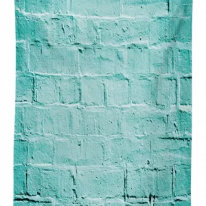 brick old wall vibrant 3d printed tablecloth table decor 8091