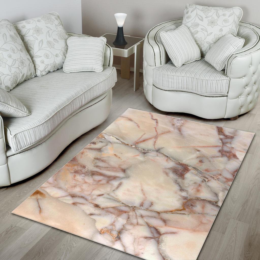 Brown Beige Marble Print Area Rug Floor Decor brown beige marble print area rug floor decor 3557