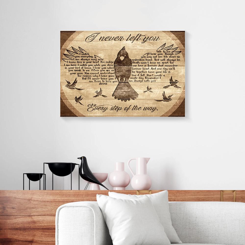 brown heaven cardinal canvas prints wall art decor 2190