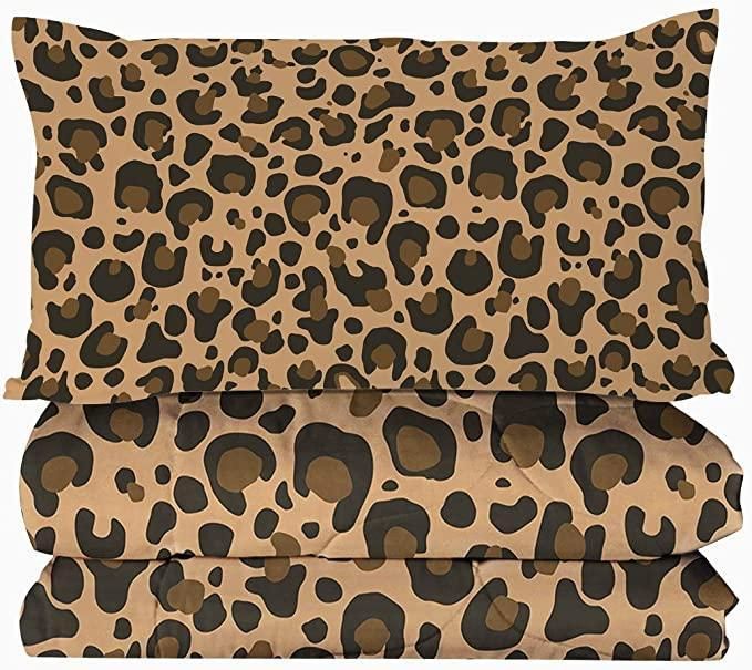 Brown Leopard Pelt Duvet Cover Bedding Set brown leopard pelt duvet cover bedding set 1881