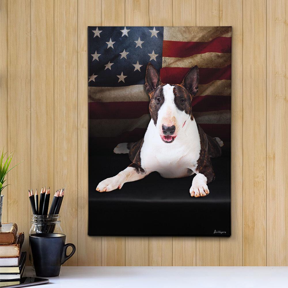 Bull Terrier Canvas Prints - Wall Art Decor bull terrier canvas prints wall art decor 5981