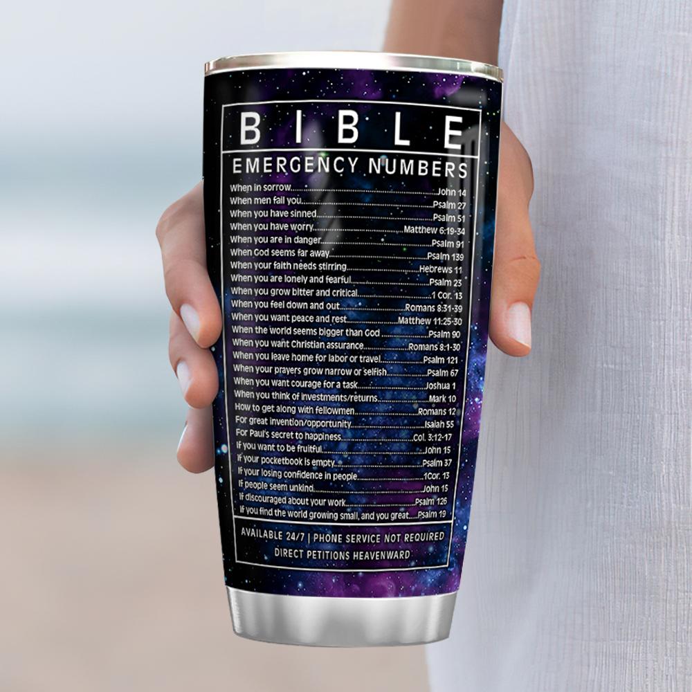 butterfly bible personalized stainless steel tumbler 4098