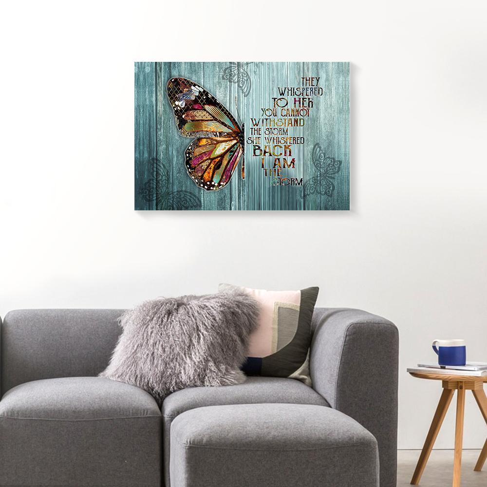 butterfly canvas prints wall art decor 4002