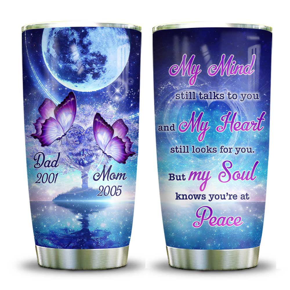 butterfly memory missing you customize personalized stainless steel tumbler 2180