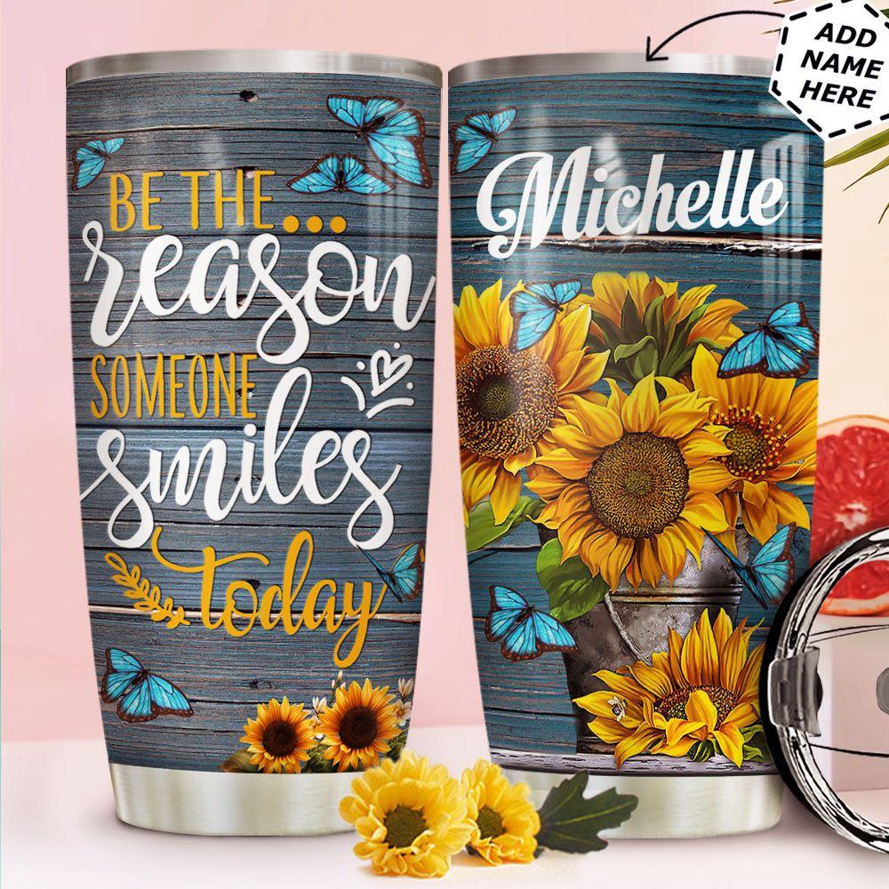 Butterfly Personalized Stainless Steel Tumbler butterfly personalized stainless steel tumbler 7021