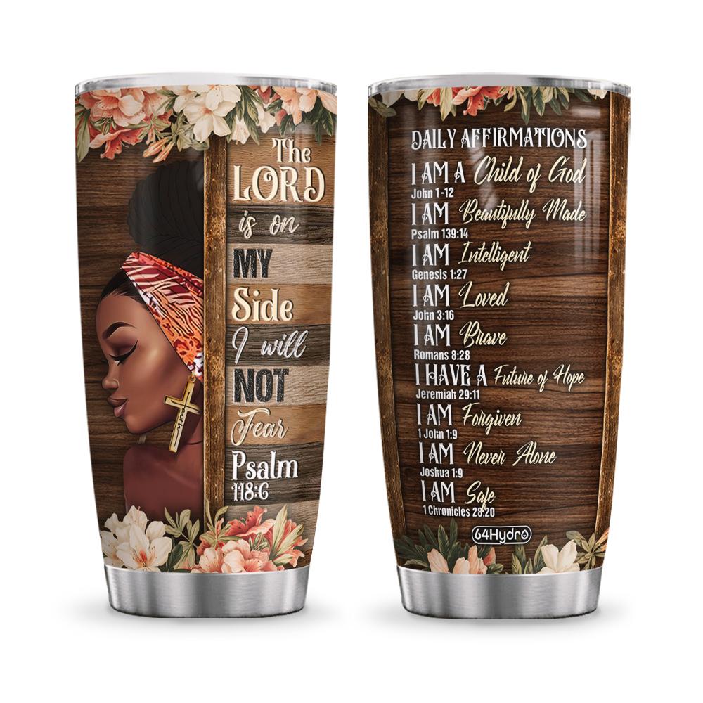 BW Lord On My Side Stainless Steel Tumbler bw lord on my side stainless steel tumbler 6688