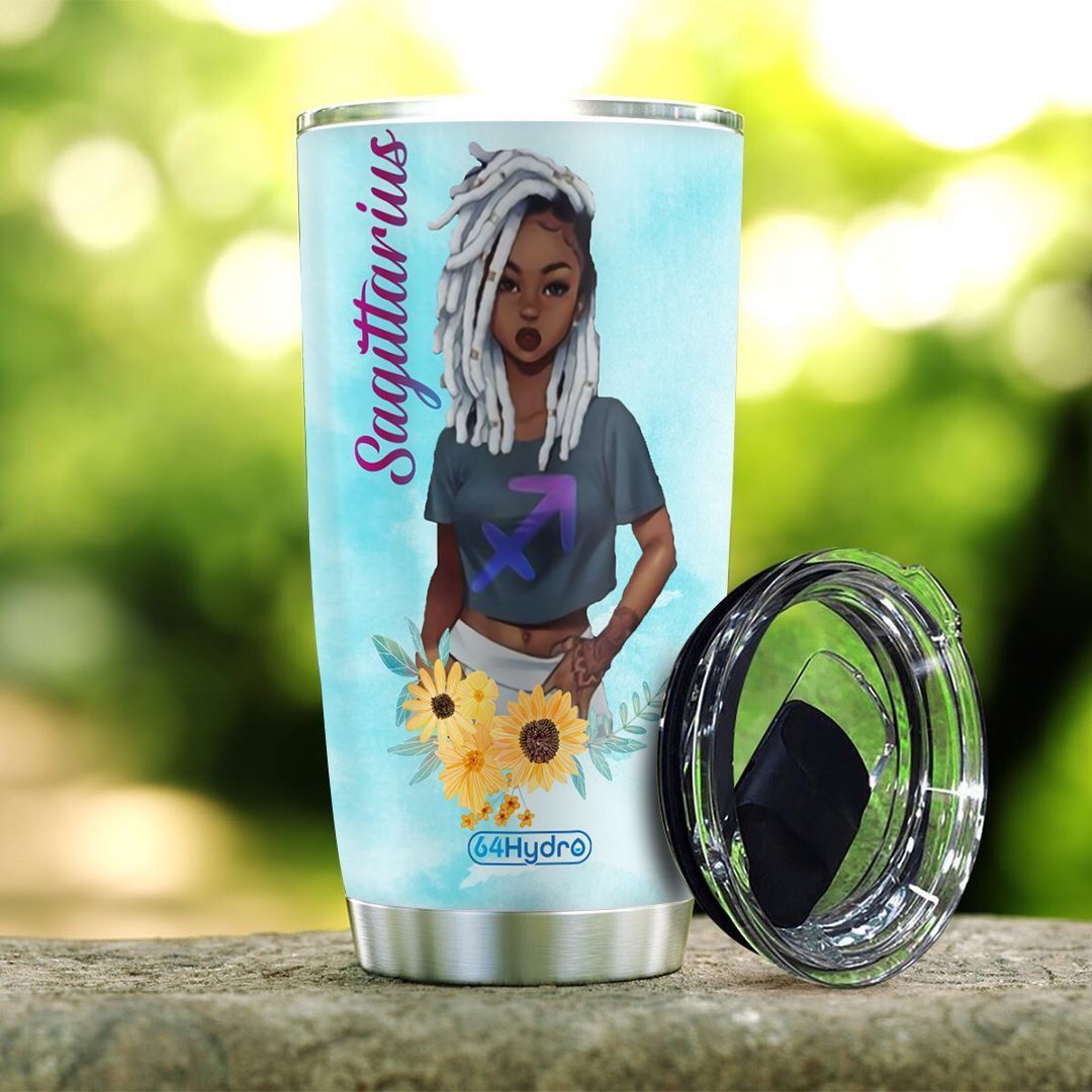 BW Sagittarius Personalized Stainless Steel Tumbler bw sagittarius personalized stainless steel tumbler 4176