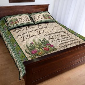 cactus i choose you in a hundred lifetimes comforter duvet bedding set 4141