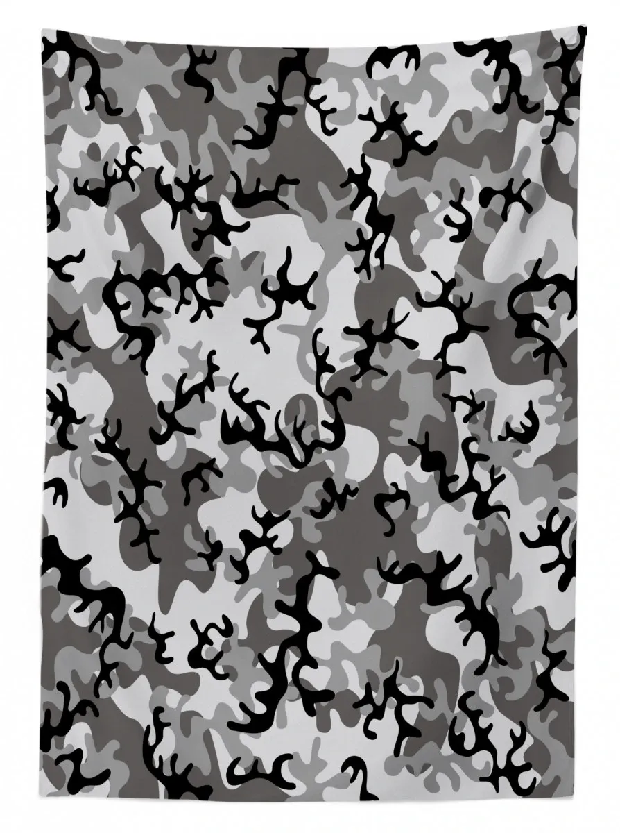 camouflage concept 3d printed tablecloth table decor 8550