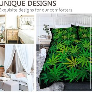 canabis weed duvet cover bedding set 8685