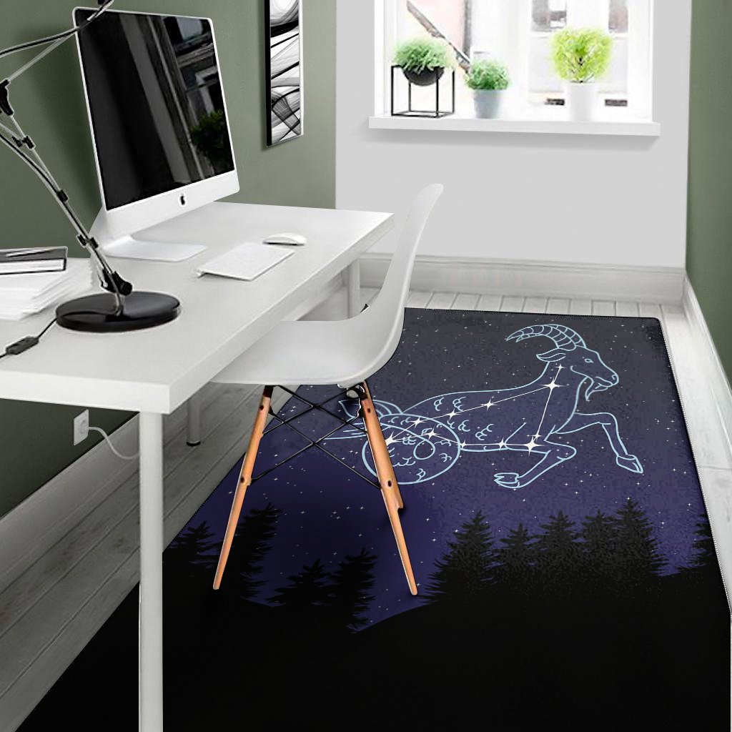Capricorn Constellation Print Area Rug Floor Decor capricorn constellation print area rug floor decor 4536