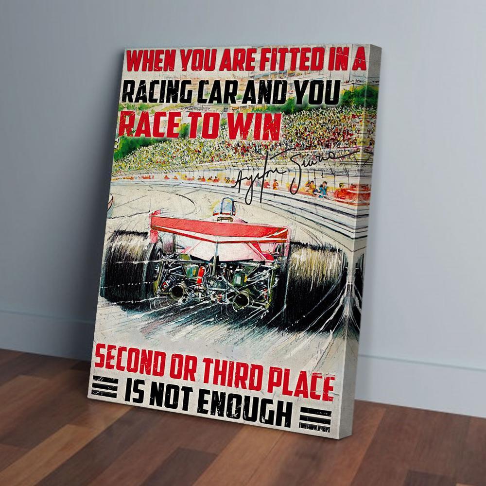 car racing canvas prints wall art decor 2311
