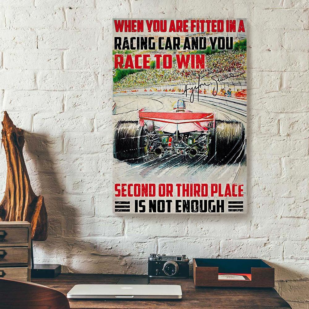 car racing canvas prints wall art decor 3098