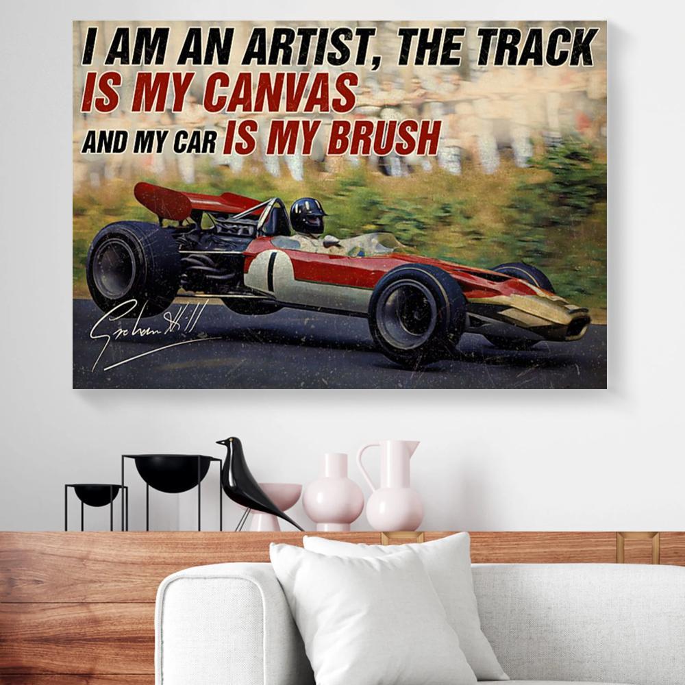 Car Racing Canvas Prints - Wall Art Decor car racing canvas prints wall art decor 4115