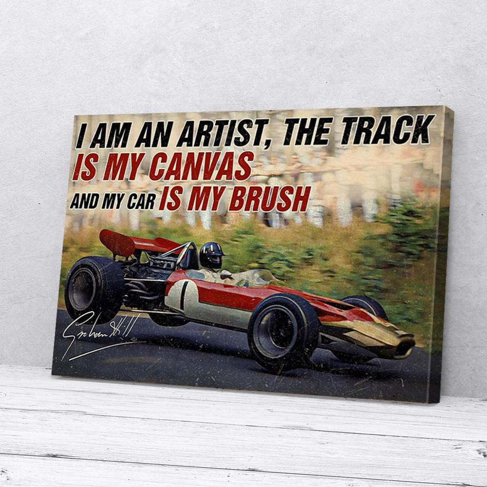 car racing canvas prints wall art decor 7777