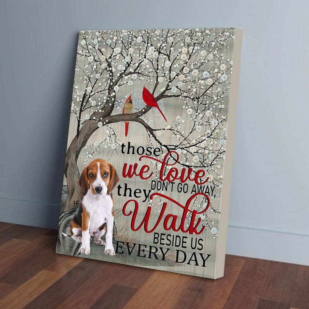 cardinal beagle canvas prints wall art decor 1684