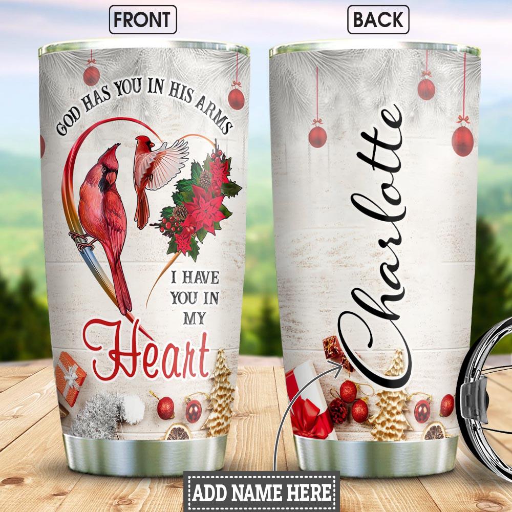 Cardinal Faith Personalized Stainless Steel Tumbler cardinal faith personalized stainless steel tumbler 7352