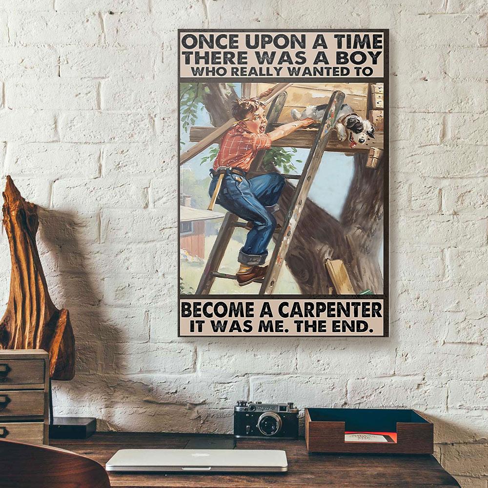 carpenter boy carpenter canvas prints wall art decor 8635