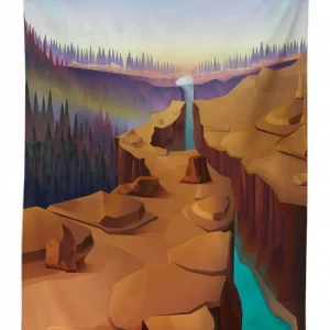 cartoon canyon 3d printed tablecloth table decor 2709
