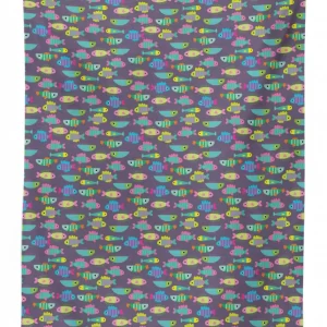 cartoon fauna of the ocean 3d printed tablecloth table decor 2224