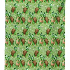 cartoon funny turtles 3d printed tablecloth table decor 3813