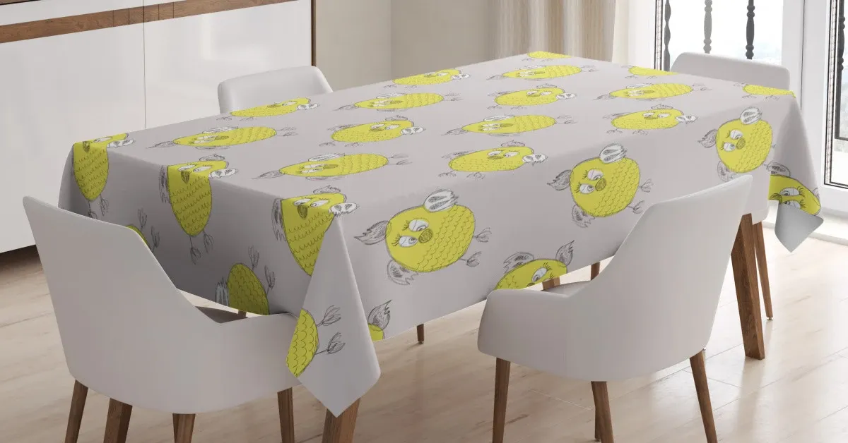 cartoon hipster 3d printed tablecloth table decor 7511