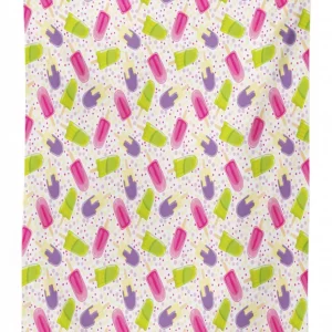 cartoon popsicle dots 3d printed tablecloth table decor 6425
