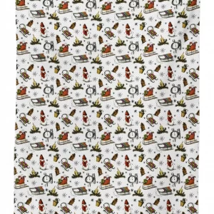cartoon snowman retro 3d printed tablecloth table decor 2200