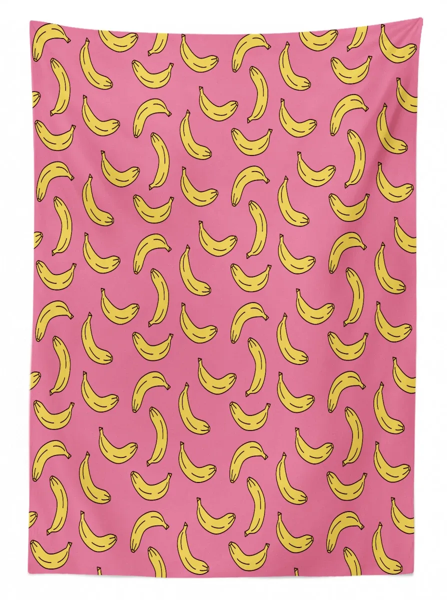 Cartoon Style Bananas 3D Printed Tablecloth Table Decor cartoon style bananas 3d printed tablecloth table decor 3094
