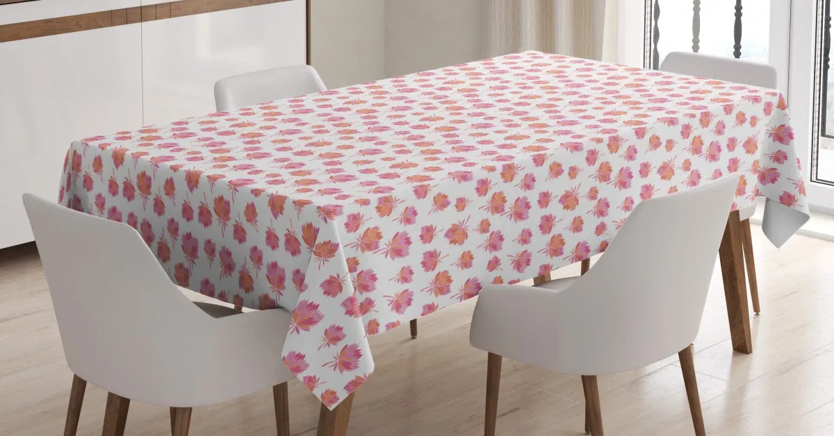 cartoon wild flower petals 3d printed tablecloth table decor 7734
