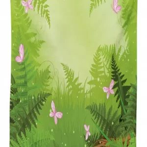 cartoon woodland pattern 3d printed tablecloth table decor 3859