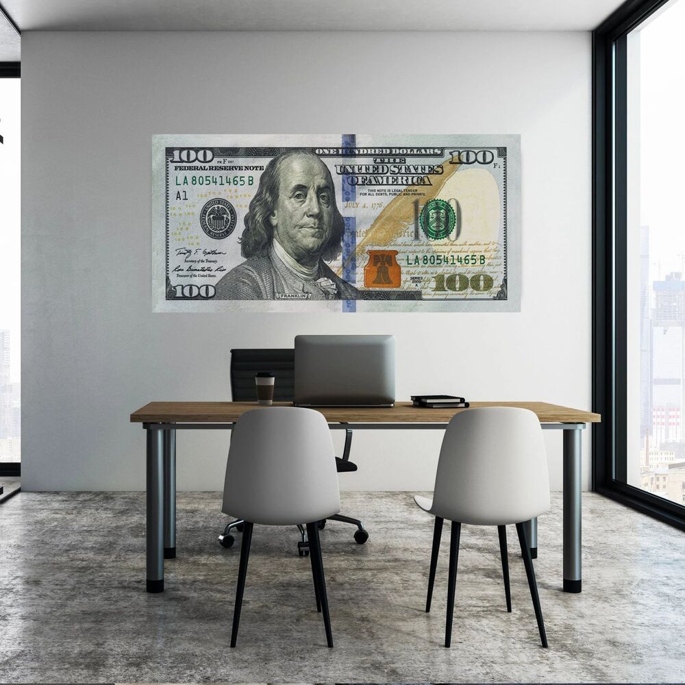 cash money og motivational positive canvas print wall art decor 2246