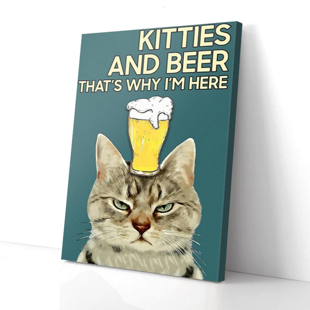 cat canvas prints wall art decor 3575