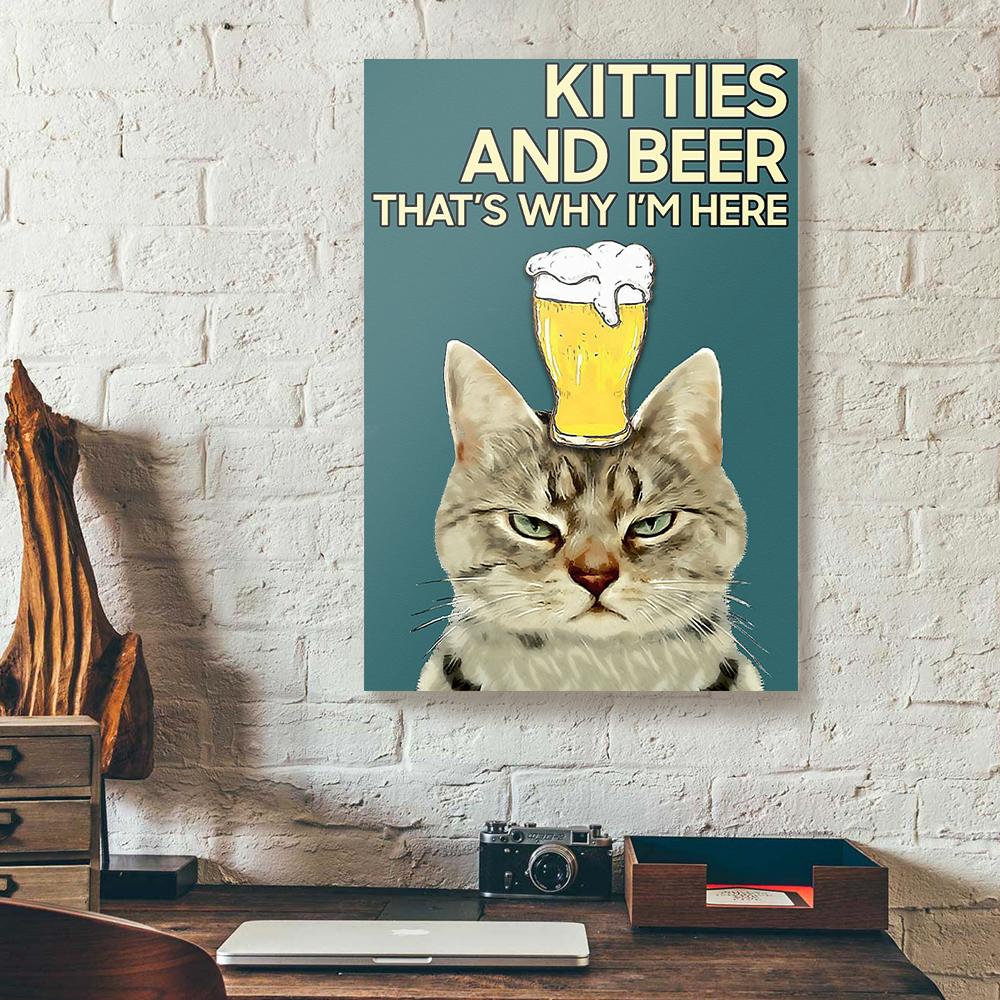 cat canvas prints wall art decor 4588