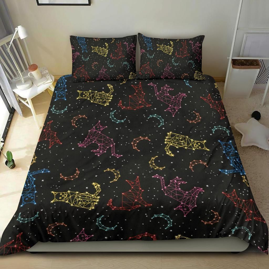 cat cool design comfortable bedding set bedroom decor 4308