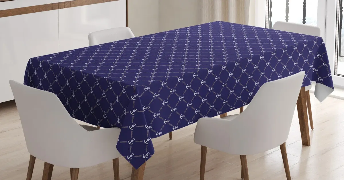 Chain 3D Printed Tablecloth Table Decor chain 3d printed tablecloth table decor 4672