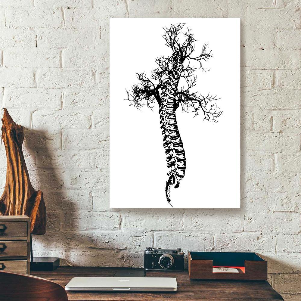 chiropractor art canvas prints wall art decor 4428