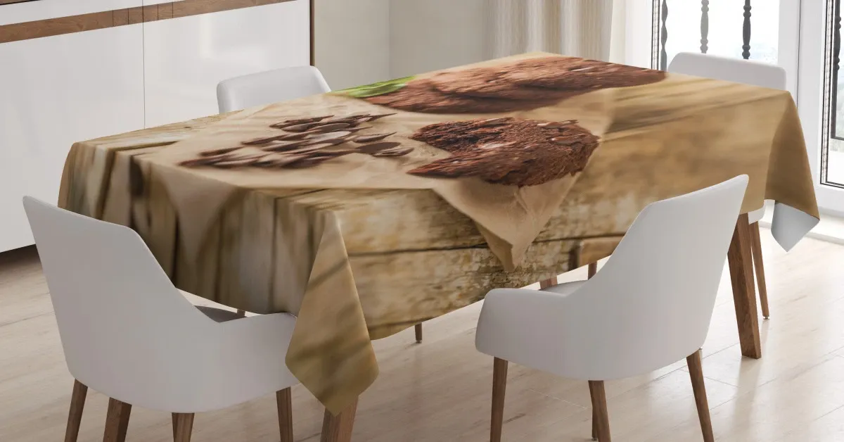 chocolate on a wrapping yum 3d printed tablecloth table decor 6593