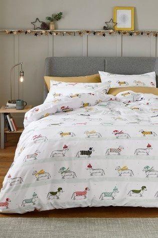 Christmas Dachshund And Snow Bedding Set Bedroom Decor christmas dachshund and snow bedding set bedroom decor 5558