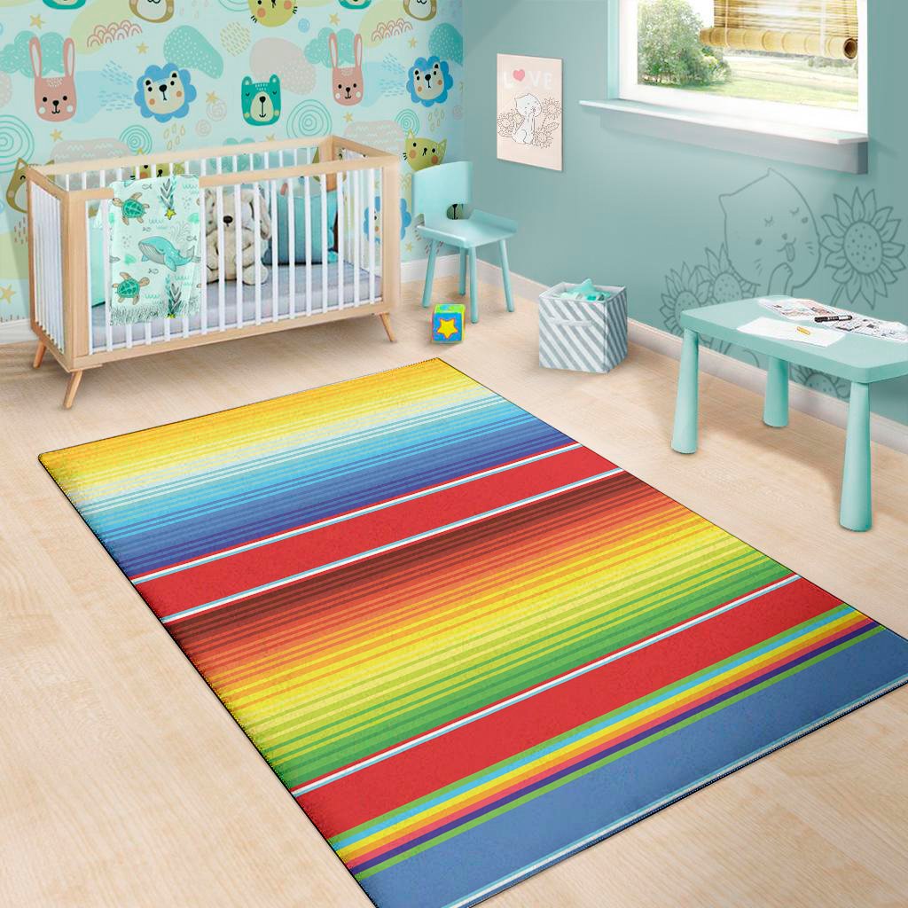 Cinco De Mayo Mexican Pattern Print Area Rug Floor Decor
