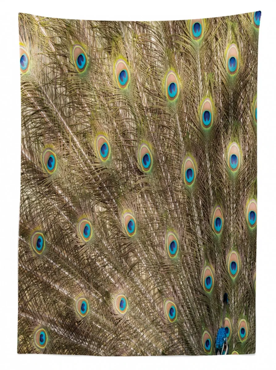 Close Up Layout Of A Tail 3D Printed Tablecloth Table Decor close up layout of a tail 3d printed tablecloth table decor 1371