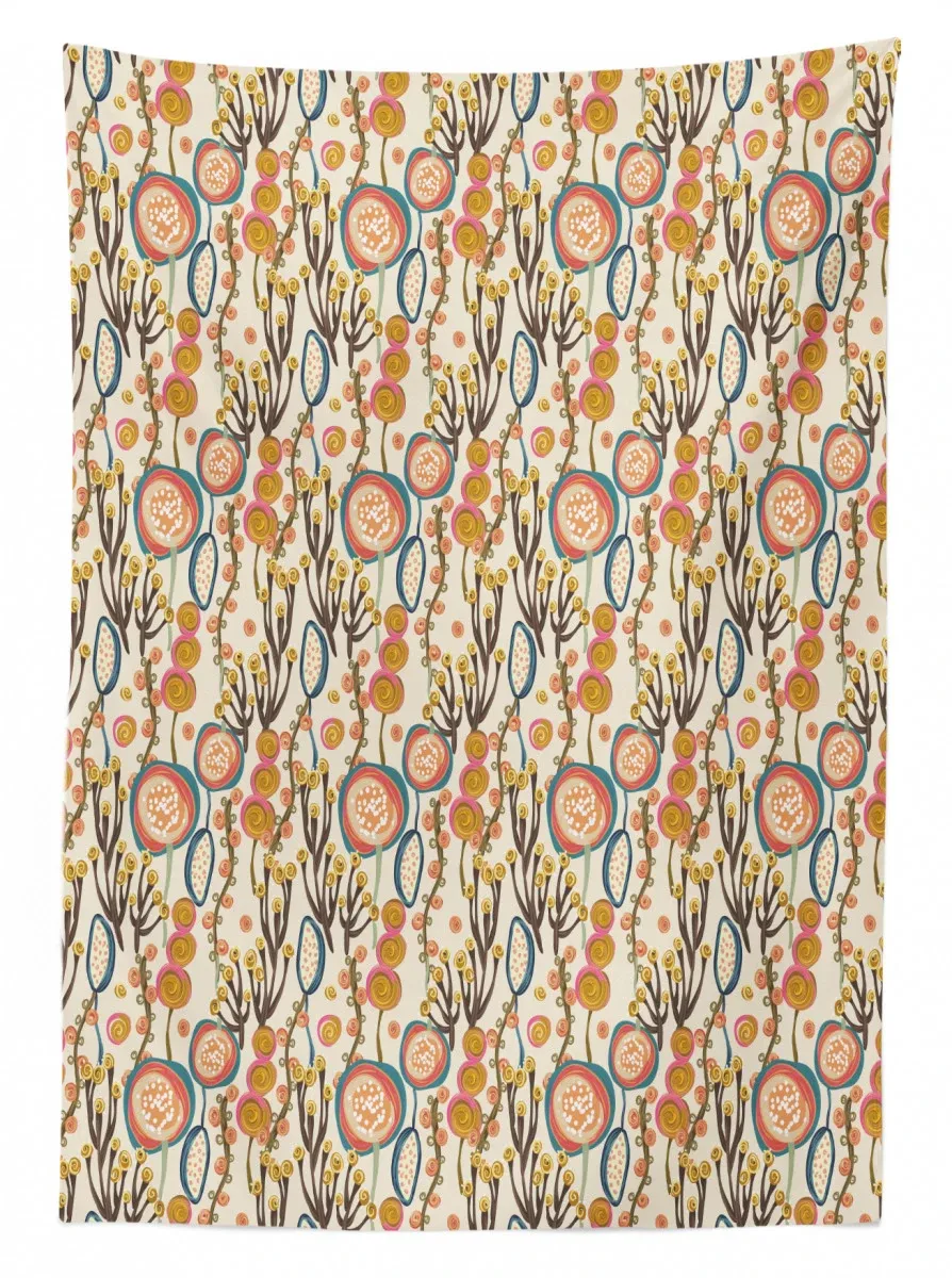 colorful abstract design 3d printed tablecloth table decor 8251