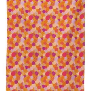 colorful circles oval art 3d printed tablecloth table decor 3583