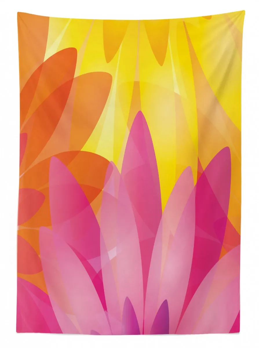 colorful flora 3d printed tablecloth table decor 1718