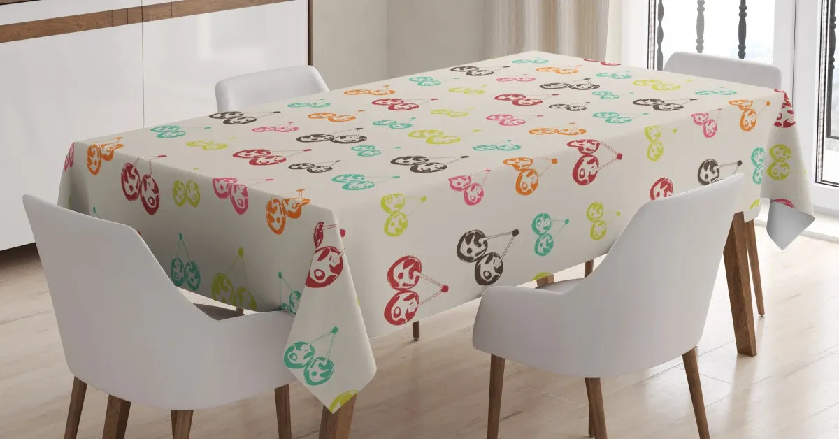 colorful fresh organic foods 3d printed tablecloth table decor 8466