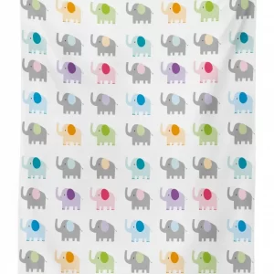colorful fun elephants 3d printed tablecloth table decor 5491