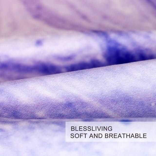 colorful marble liquid printed bedding set bedroom decor 8477