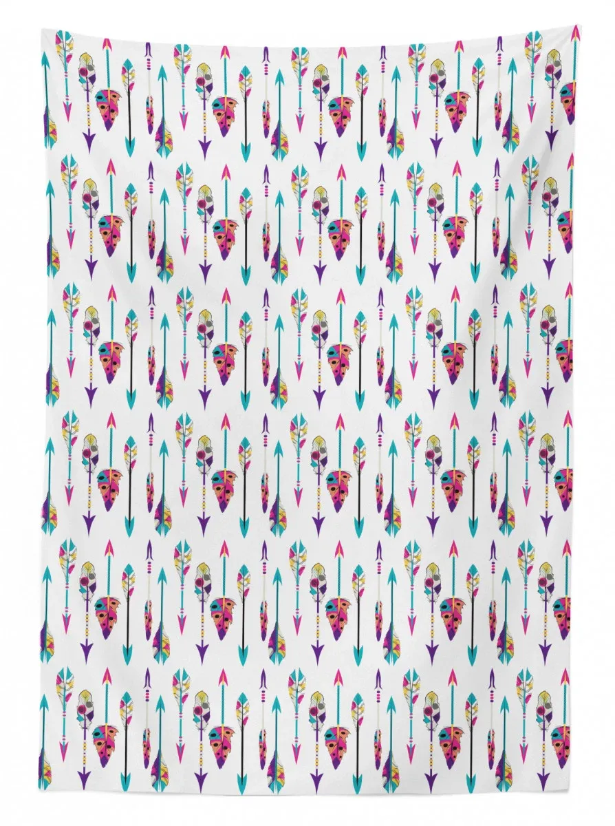 Colorful Oriental Arrows 3D Printed Tablecloth Table Decor colorful oriental arrows 3d printed tablecloth table decor 3328