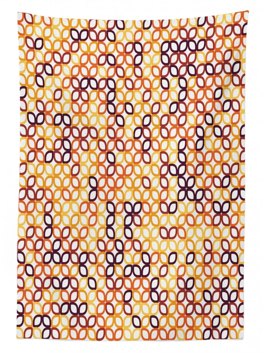 colorful petal modern 3d printed tablecloth table decor 5435